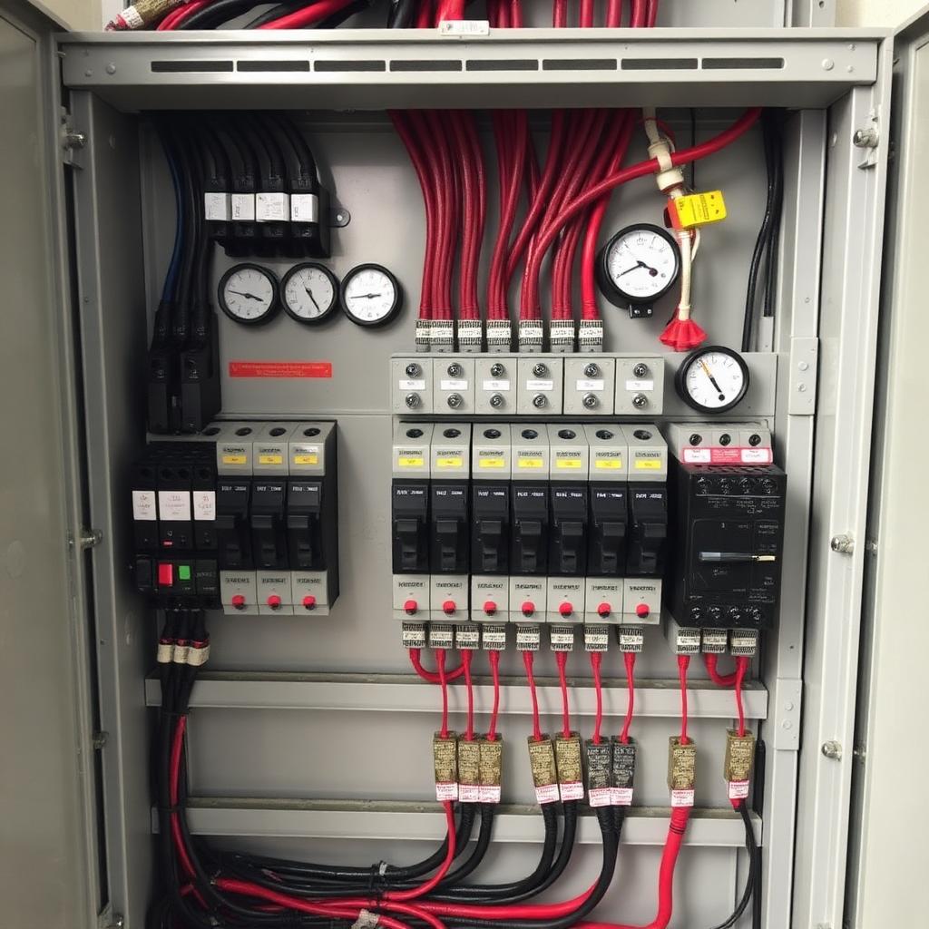 Painel elétrico comercial